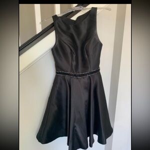 Black cocktail dress